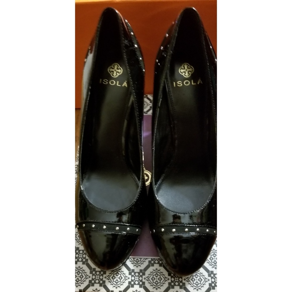 ISOLA - Black studded pumps